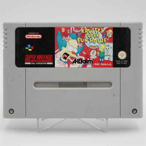 Krusty's Super Fun House - SNES - Cartridge - (NOE) (ENG) (A Grade) (Used)